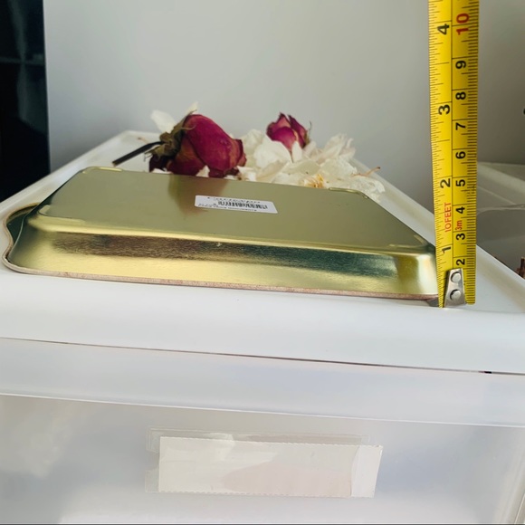 Paris Graphic Gold Metal Tray Holder - Picture 9 of 10